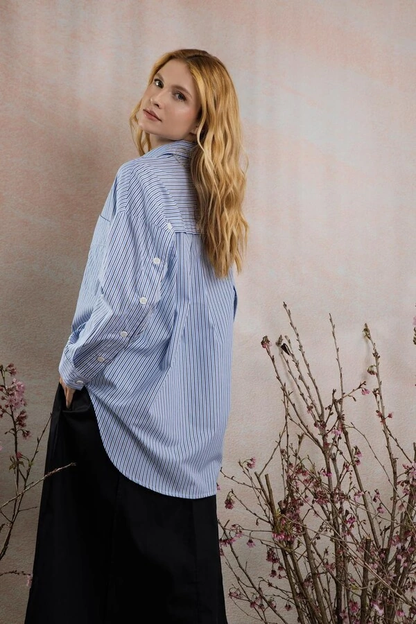 Camisa Botoes Costas