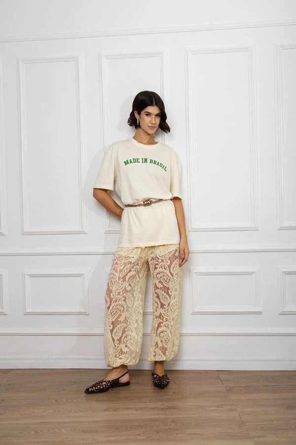 T Shirts Longa Estampada Made In Brasil