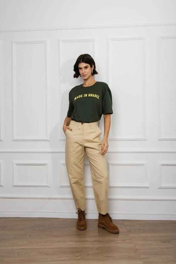 T Shirts Longa Estampada Made In Brasil