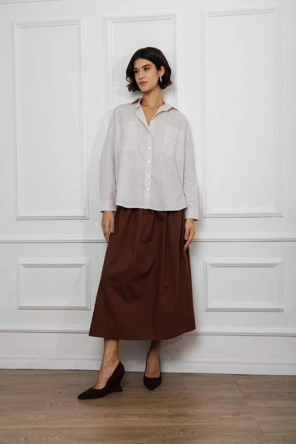 Saia Pala Corset Tricoline