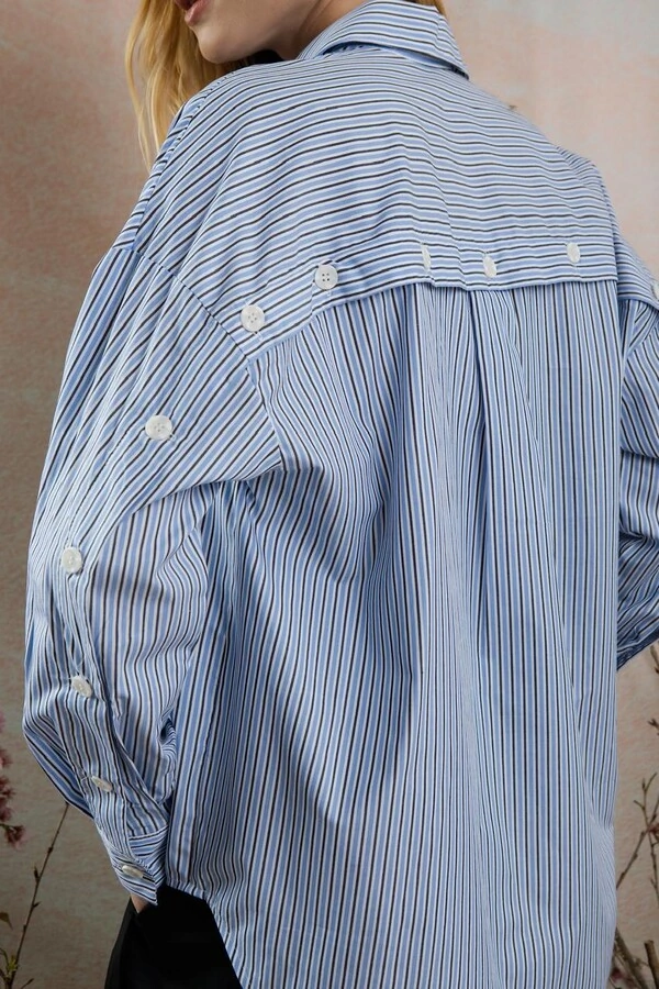 Camisa Botoes Costas