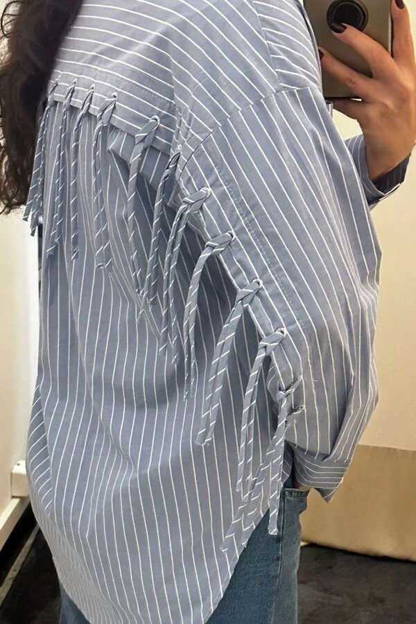 Camisa Oversized Franja