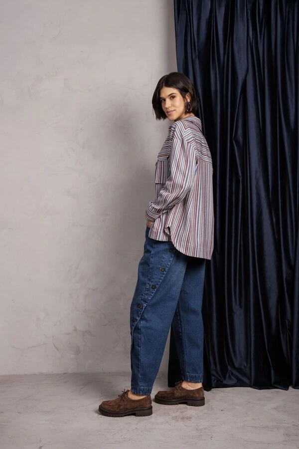 Jaqueta Oversized Listra Color