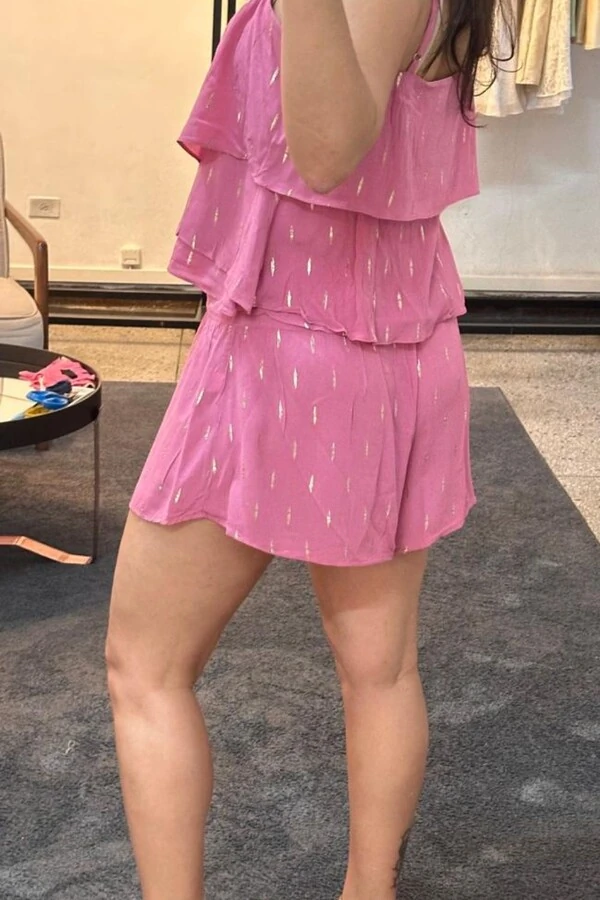 Blusa Babado Cruzado