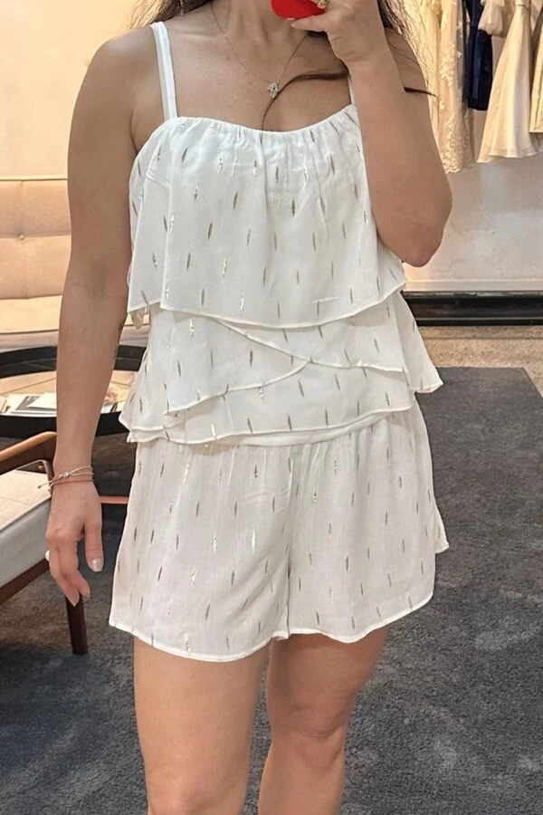 Blusa Babado Cruzado