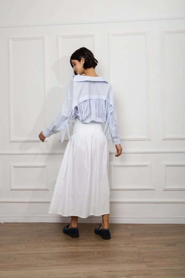 Saia Pala Corset Tricoline