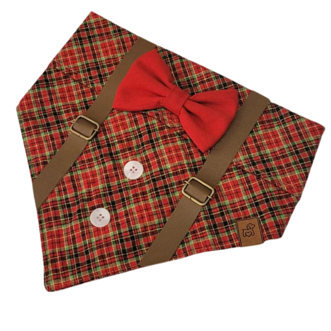 FotoBandana Suspensório de Natal