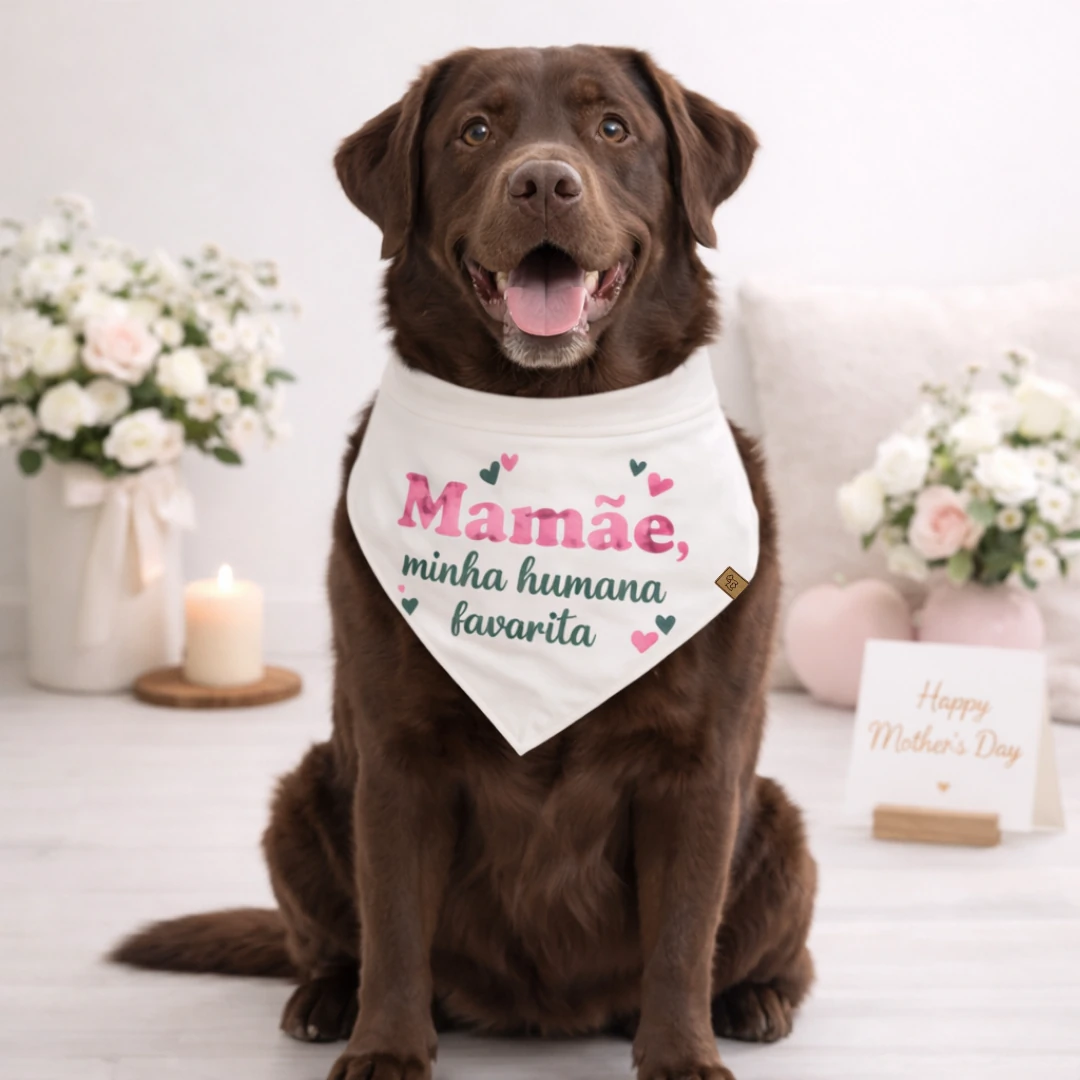 FotoBandana Mamãe, Minha Humana Favorita