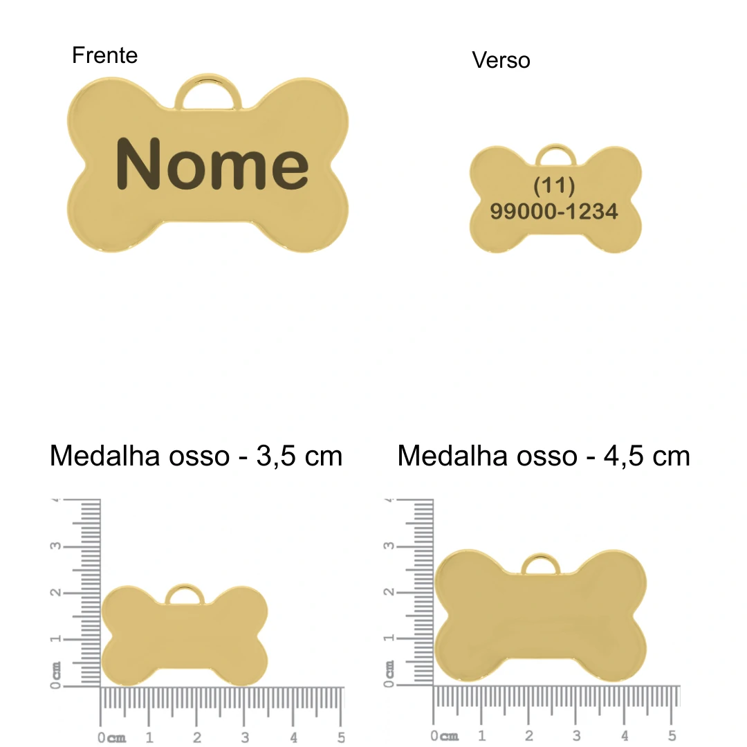 FotoEDIÇÃO LIMITADA Colar ID Premium - Personalize