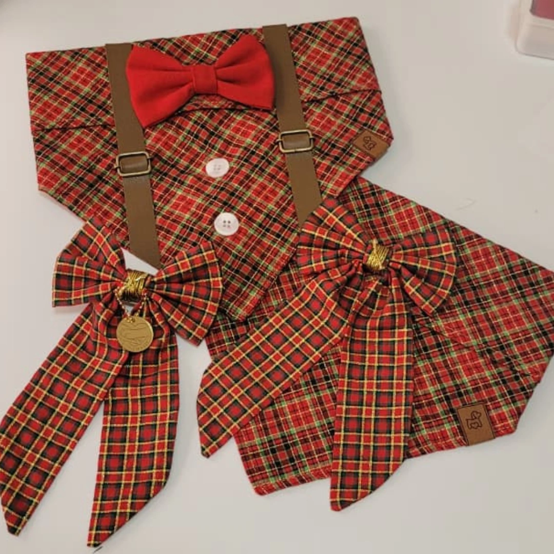 FotoBandana Suspensório de Natal