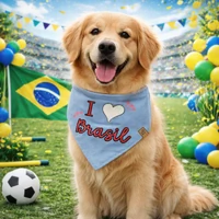 Bandana I ♥ Brasil