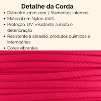 Colar ID Premium Rosa Chiclete