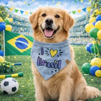 Bandana I ♥ Brasil