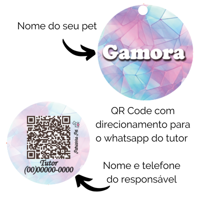 FotoTag de Identificação Personalizada - Colore
