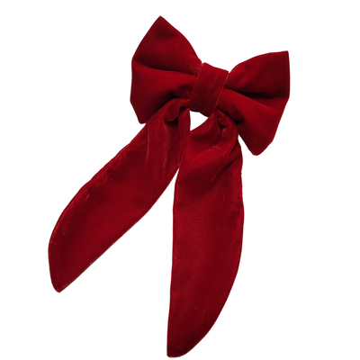 Foto Laçarote Tal Mãe, Tal Pet - Veludo Alemão Carmim