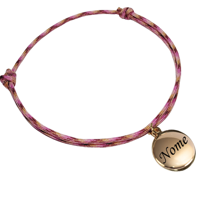 Foto Colar Identificação Premium - Brigadeiro Rosa