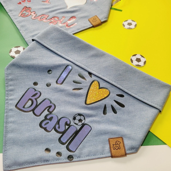 Bandana I ♥ Brasil
