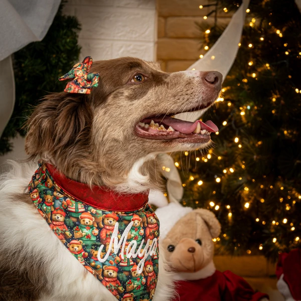 Bandana Ursos de Natal