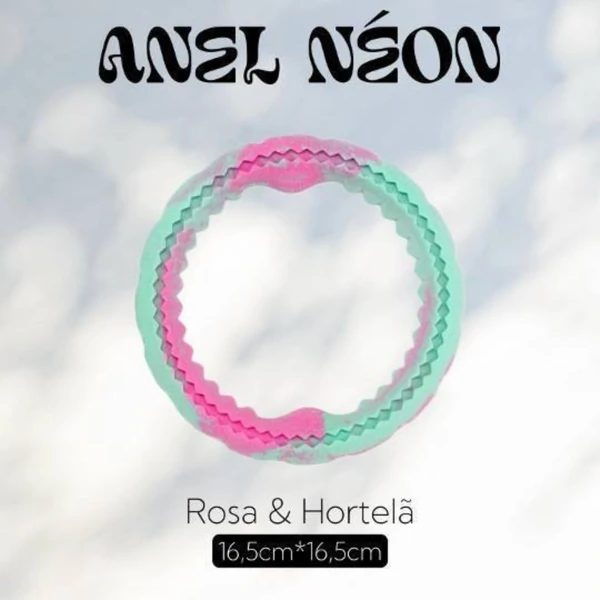 Anel Neon Rosa Qmonster