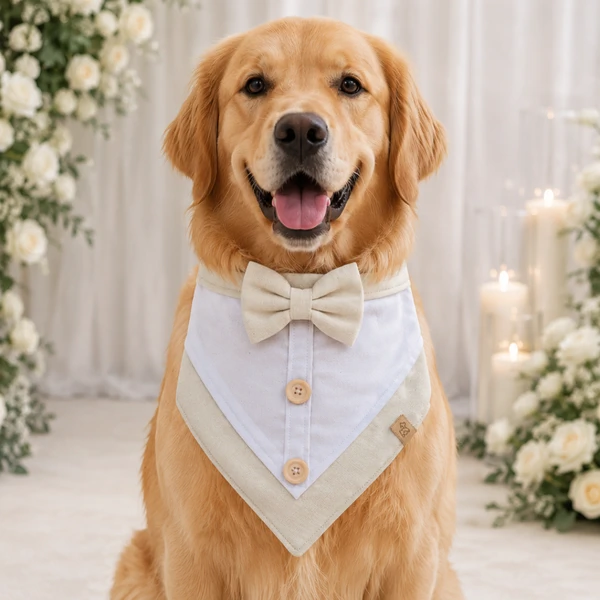 Bandana Black Tie - Smoking para Casamento