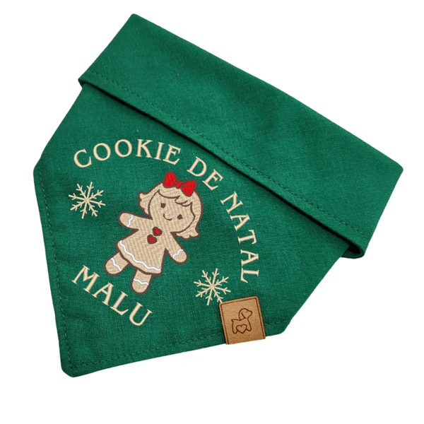 Bandana Cookie de Natal