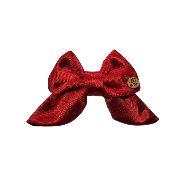 Laçarote Pet - Cetim Inset Prada Rubi