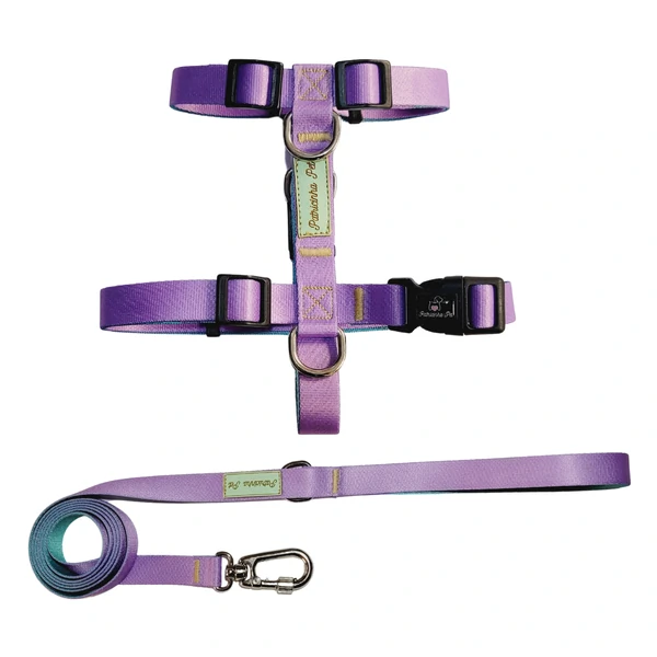 Peitoral H com Guia Colorful - Lilac