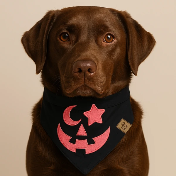 Bandana Halloween - Abóbora Pink