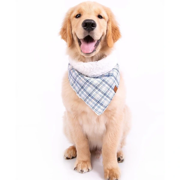 Bandana Inverno Tweed Azul