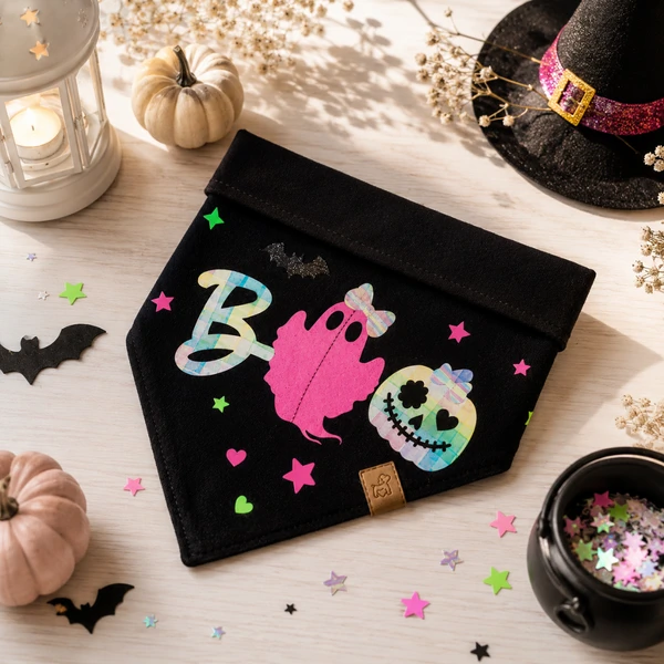 Bandana Candy Ghost - BRILHA NO ESCURO