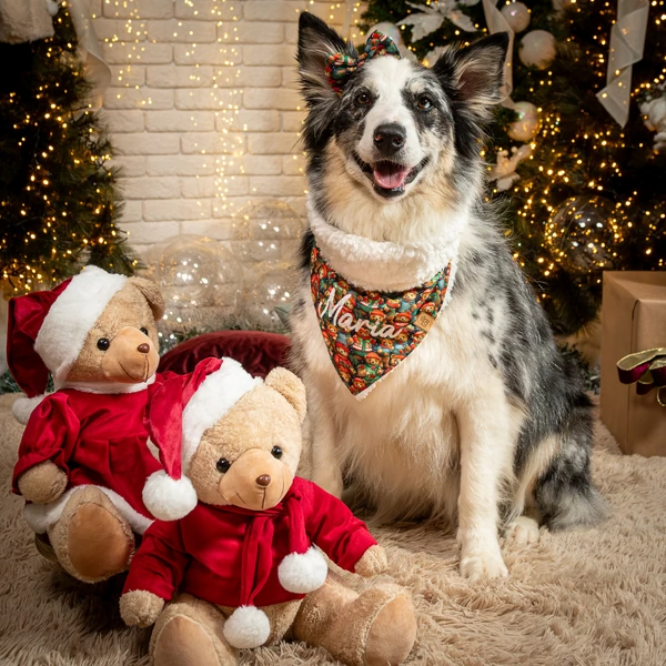 Bandana Ursos de Natal
