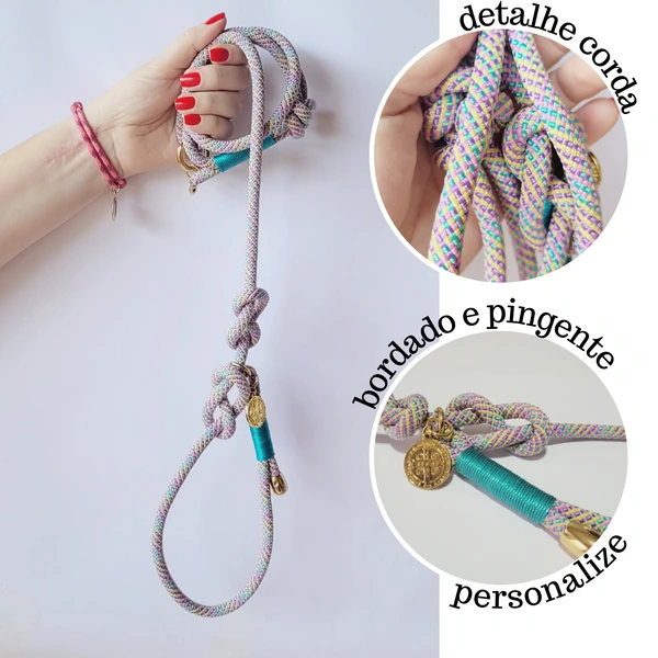 Guia Unificada de Corda Premium - Arco-íris