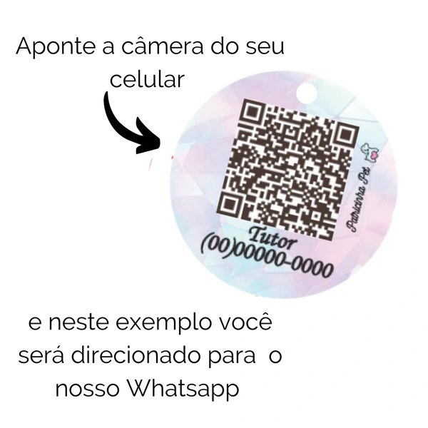 Tag de Identificação Personalizada - Colore