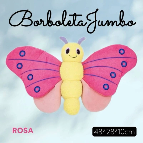 Pelúcia Borboleta Jumbo