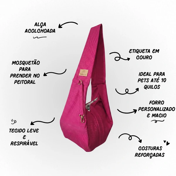 Sling Rosa Chiclete
