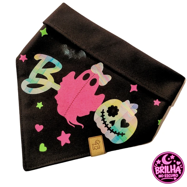 Bandana Candy Ghost - BRILHA NO ESCURO