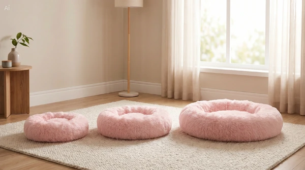 Cama Nuvem - Rosa Bebê