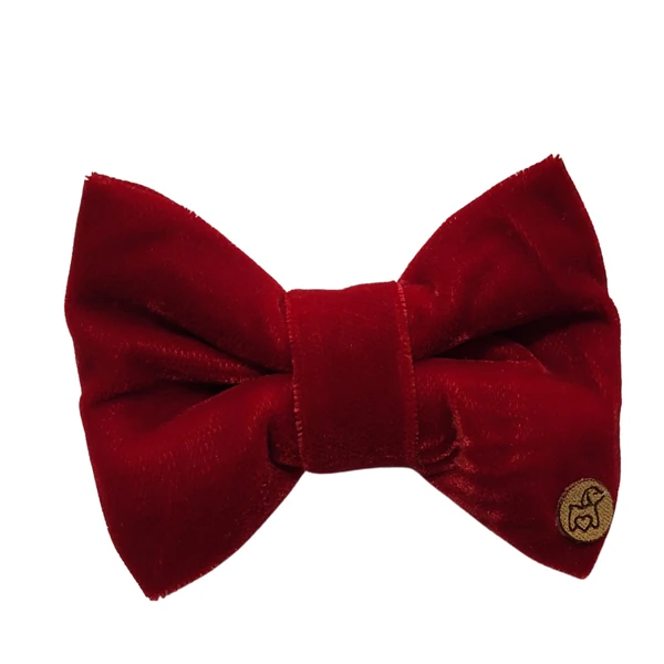 Gravata Veludo Alemão Carmim