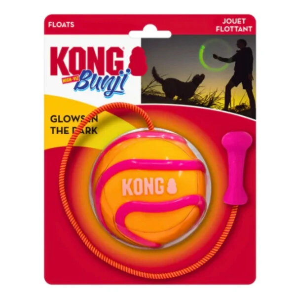 KONG Bunji High Viz Ball - Médio
