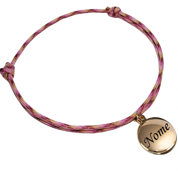 Colar Identificação Premium - Brigadeiro Rosa