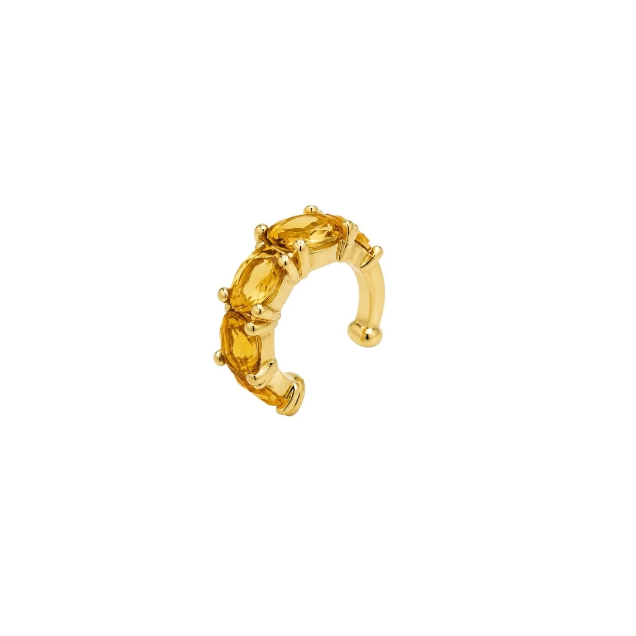 Foto Piercing Fake Brown em Dourado