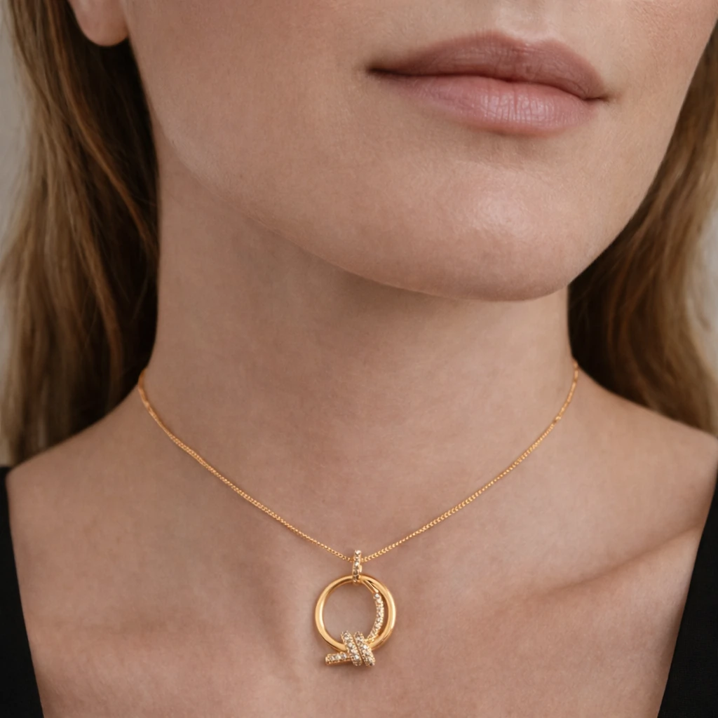 FotoColar No com Zircônias em Dourado