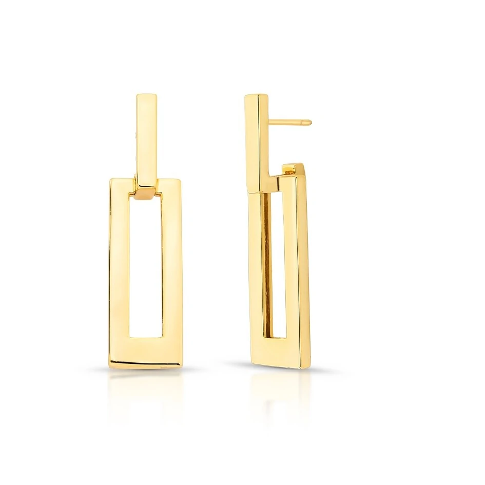 FotoBrinco Retângulo Pendurado Dourado