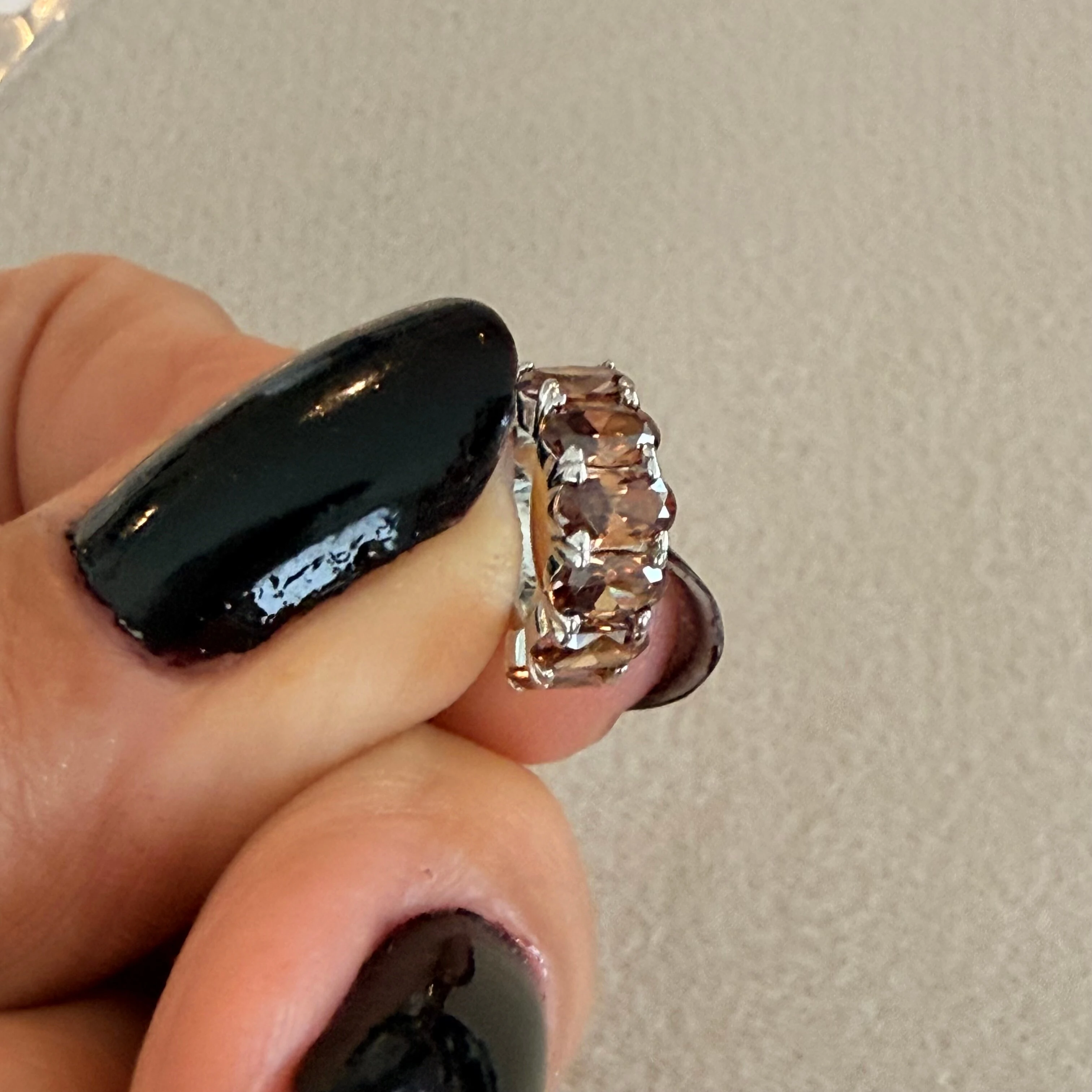 FotoPiercing Fake Zircônias Baguetadas em Prata 925