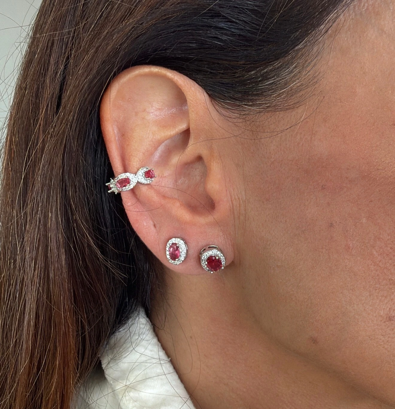 FotoTrio Brincos e Piercing