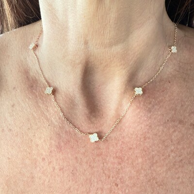 FotoColar Trevinhos Cravejados com Zircônias em Dourado