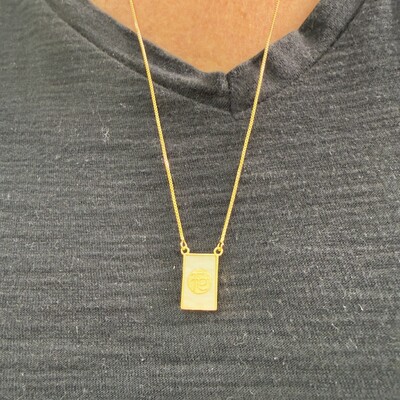 FotoEscapulário Fé e Cruz em Dourado