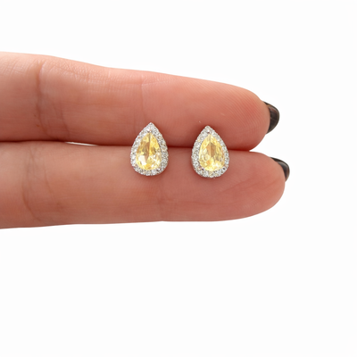 Foto Brinco Princesa Gota M em Rodio