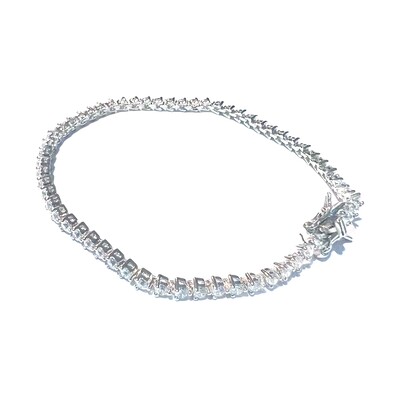 Foto Pulseira Riviera 3 Pontas Delicada em Prata 925