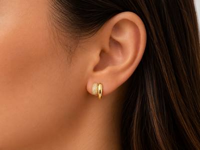 FotoBrinco Filete Liso e Cravejado em Dourado